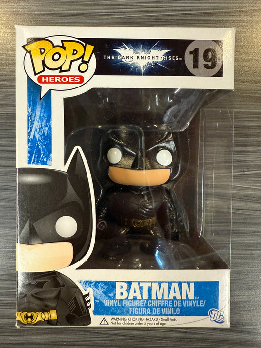 Funko POP! Heroes: The Dark Knight Rises - Batman (3 Lang Darker Box)(Damaged Box) #19