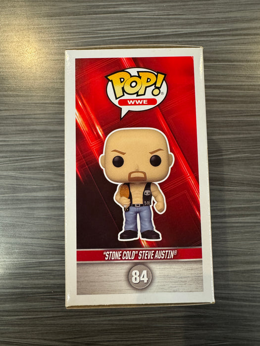 Funko POP! WWE: "Stone Cold" Steve Austin [Red Sig.] (Signed/Steve Austin/Beckett) #84