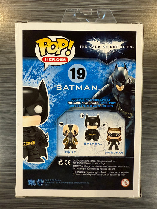 Funko POP! Heroes: The Dark Knight Rises - Batman (3 Lang Darker Box)(Damaged Box) #19