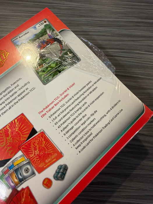 Pokémon TCG Scarlet & Violet Koraidon Elite Trainer Box [Tear]