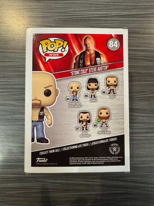 Funko POP! WWE: "Stone Cold" Steve Austin [Red Sig.] (Signed/Steve Austin/Beckett) #84