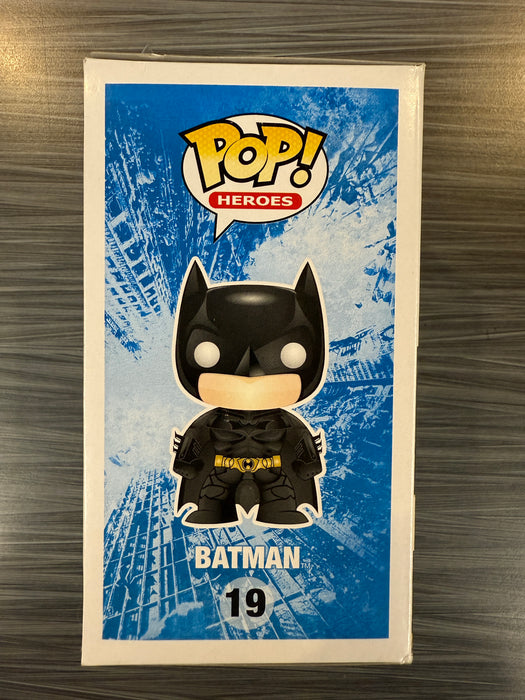 Funko POP! Heroes: The Dark Knight Rises - Batman (3 Lang Darker Box)(Damaged Box) #19