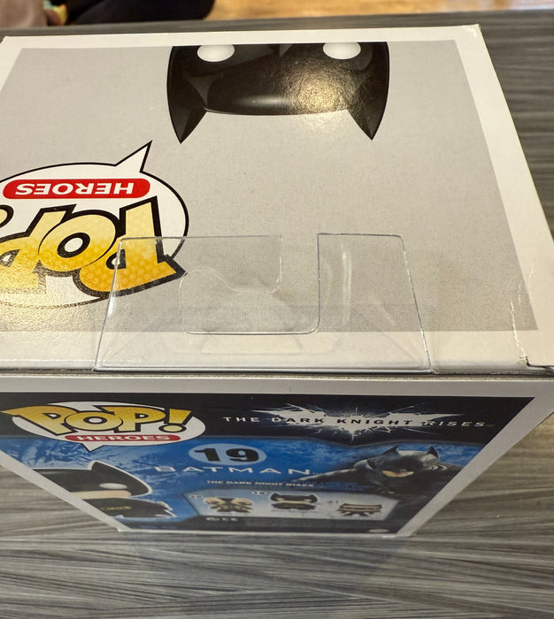 Funko POP! Heroes: The Dark Knight Rises - Batman (3 Lang Darker Box)(Damaged Box) #19