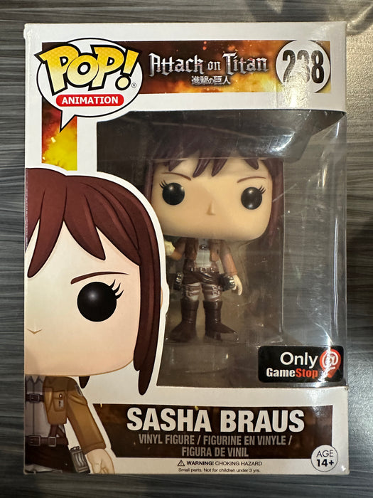 Funko POP! Animation: Attack On Titan - Sasha Braus (GameStop)(Damaged Box)[B] #238