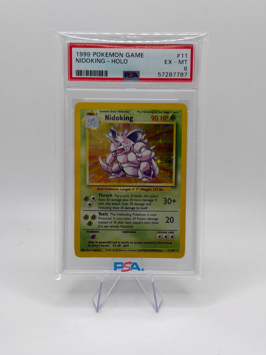 1999 POKEMON GAME Nidoking [Holo] #11 [EX-MT 6]