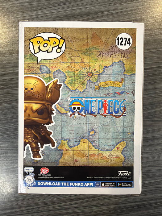 Funko POP! Animation: One Piece - Gol D. Roger [Gold] (Funtastic Voyage 3400 PCS Show Edition) #1274