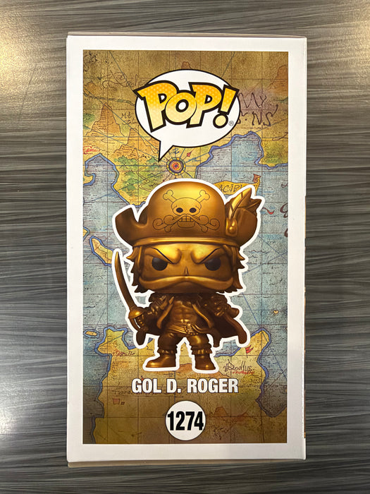 Funko POP! Animation: One Piece - Gol D. Roger [Gold] (Funtastic Voyage 3400 PCS Show Edition) #1274