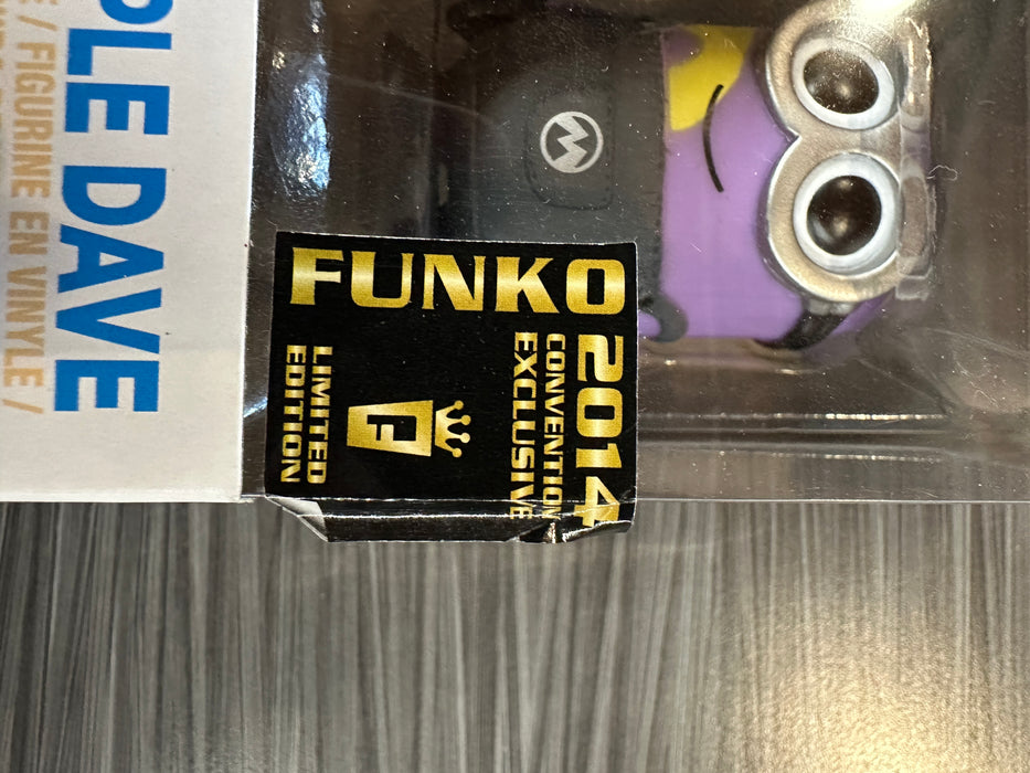 Funko POP! Movies: Despicable Me 2 - Purple Dave (2014 SDCC)(Damaged Box) #36