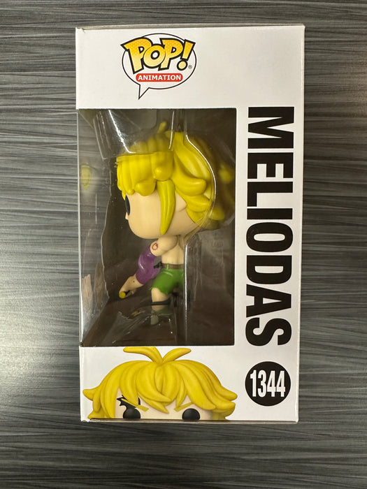 Funko POP! Animation: The Seven Deadly Sins - Meliodas [Demon Mode] (PX Preview)(CHASE)(Damaged Box)[A] #1344