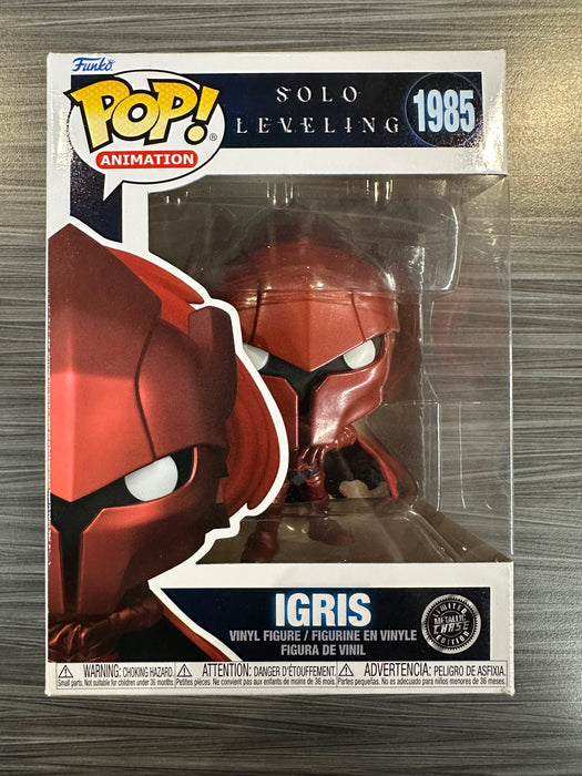 Funko POP! Animation: Solo Leveling - Igris [Blood-Red Commander] (CHASE)(Damaged Box) #1985