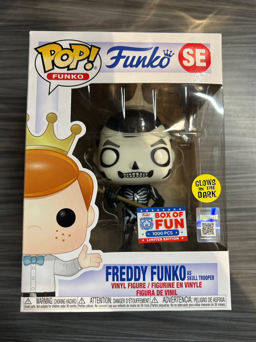 Funko POP! Freddy Funko As Skull Trooper (Box of Fun)(GiTD)(1000 PCS)(Damaged Box)[B] #SE