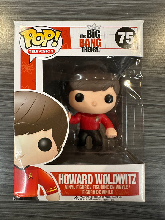 Funko POP! Television: The Big Bang Theory - Howard Wolowitz [Star Trek] (Damaged Box) #75