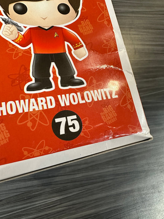 Funko POP! Television: The Big Bang Theory - Howard Wolowitz [Star Trek] (Damaged Box) #75