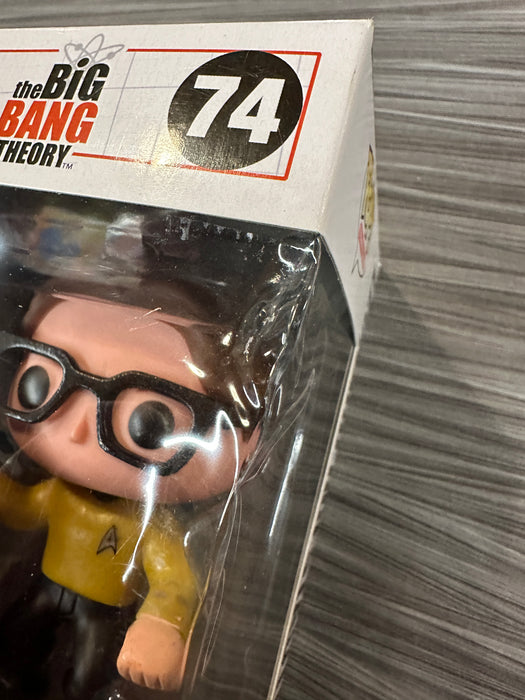 Funko POP! Television: The Big Bang Theory - Leonard Hofstadter [Star Trek] (Damaged Box) #74