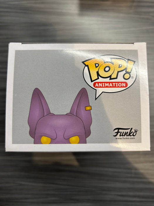 Funko POP! Animation: Dragon Ball Z - Beerus (Flocked)(Funimation)(Damaged Box) [A] #514