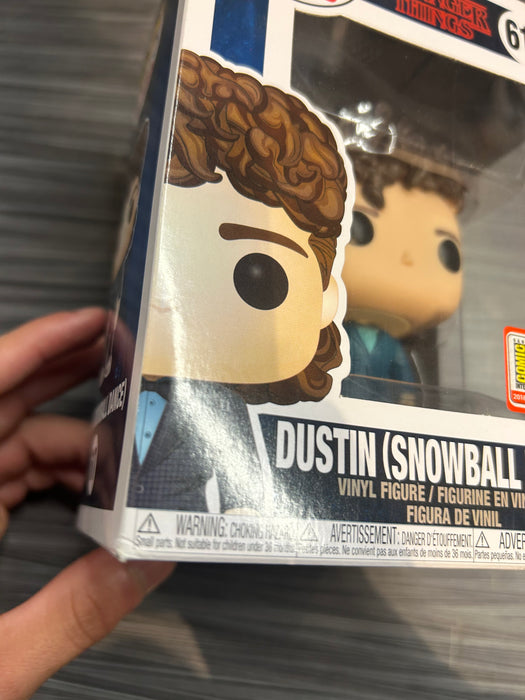 Funko POP! Television: Stranger Things- Dustin Snowball Dance (2018 SDCC)(Damaged Box) #617