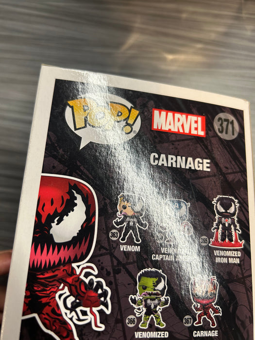 Funko POP! Marvel: Venom - Carnage (2018 NYCC)(Damaged Box) #371