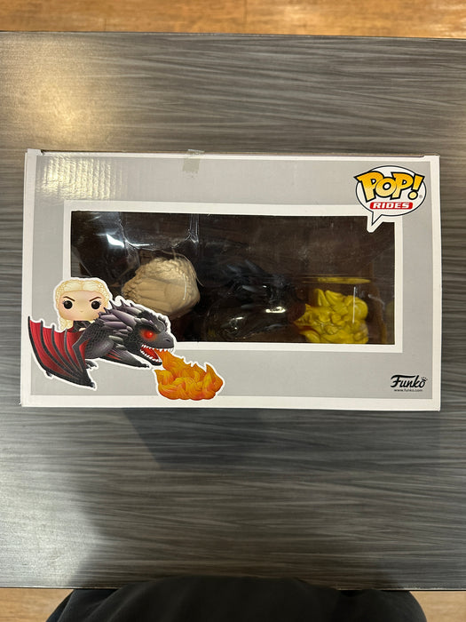 Funko POP Rides! Game Of Thrones: Daenerys & Fiery Drogon (Damaged Box) #68