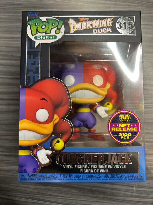 Funko POP! Digital: Disney Darkwing Duck - Quackerjack (NFT Release 2100 Pcs)(Damaged Box) #315
