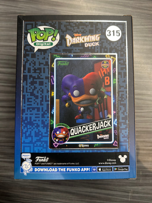 Funko POP! Digital: Disney Darkwing Duck - Quackerjack (NFT Release 2100 Pcs)(Damaged Box) #315
