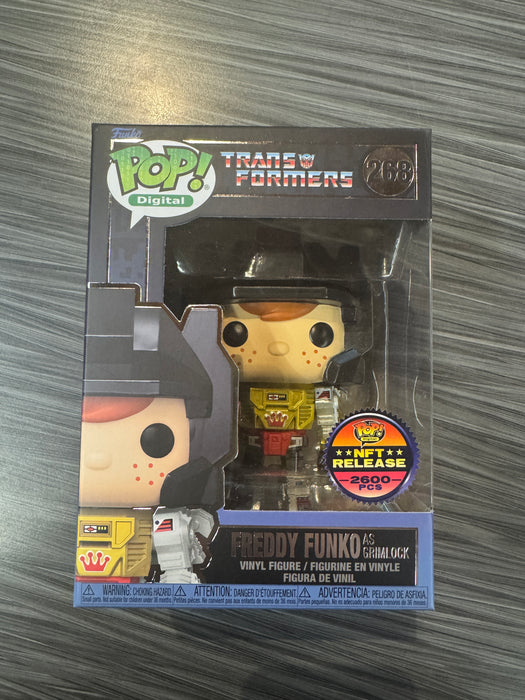 Funko POP! Digital: Transformers - Freddy Funko as Grimlock (NFT Release 2600 PCS)(Damaged Box) #268