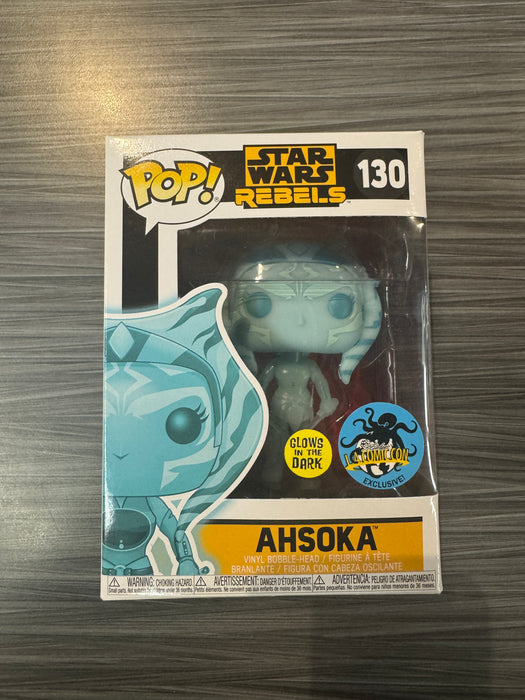Funko POP! Star Wars Rebels: Ahsoka (GiTD)(LA Comic Con)(Damaged Box)[A] #130