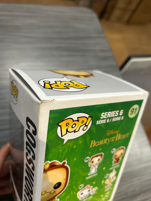 Funko POP! Disney: Cogsworth (Damaged Box*) #91