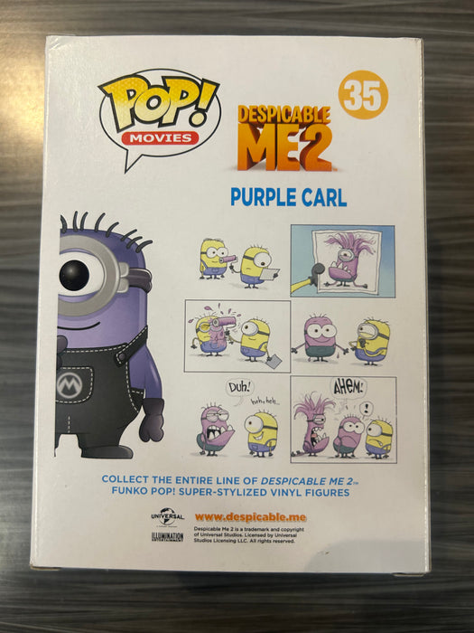 Funko POP! Movies: Despicable Me 2 - Purple Carl (2014 SDCC)(Damaged Box*) #35