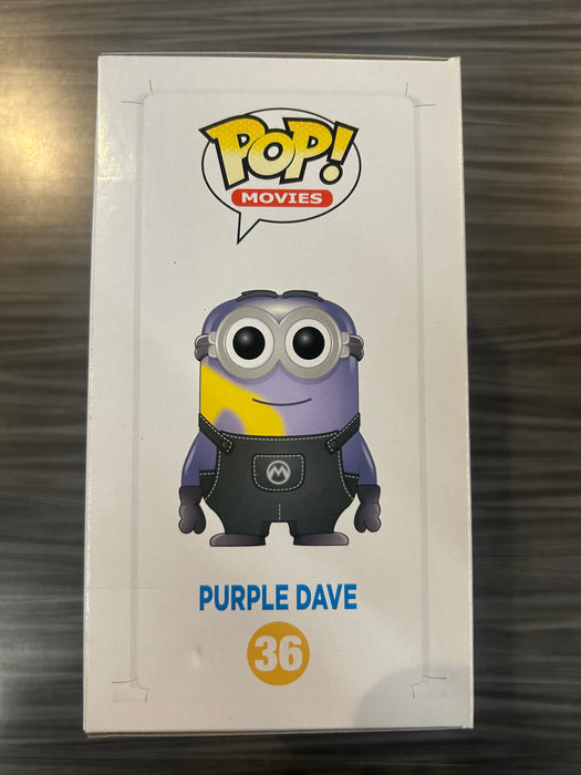 Funko POP! Movies: Despicable Me 2 - Purple Dave (2014 SDCC)(Damaged Box) #36