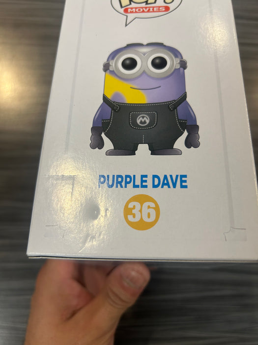 Funko POP! Movies: Despicable Me 2 - Purple Dave (2014 SDCC)(Damaged Box) #36