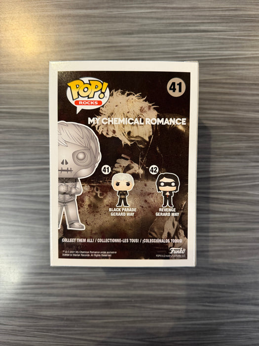 Funko POP! Rocks: MCR My Chemical Romance - Skeleton Gerard Way (Hot Topic)(5000 PCS)(Damaged Box) #41