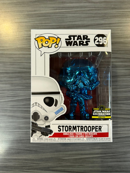 Funko POP! Star Wars: Stormtrooper (2019 Star Wars Celebration 2500 Pcs)(Damaged Box) #296