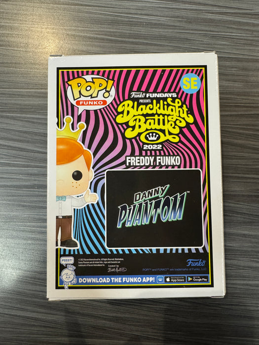 Funko POP! Freddy Funko As Danny Phantom (2022 Blacklight Battle)(3000 PCS)(Damaged Box)[B]  #SE