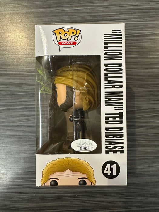 Funko POP! WWE: "Million Dollar Man" Ted DiBiase [Green Sig.] (Signed/ Ted DiBiase/JSA) #41