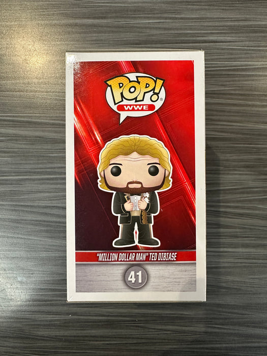 Funko POP! WWE: "Million Dollar Man" Ted DiBiase [Green Sig.] (Signed/ Ted DiBiase/JSA) #41