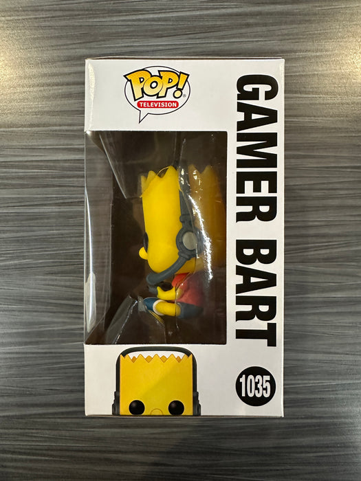 Funko POP! Television: The Simpsons - Gamer Bart (GameStop)(Damaged Box) #1035