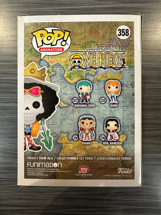 Funko POP! Animation: One Piece - Brook (2018 Fall Convention)(Damaged Box) #358