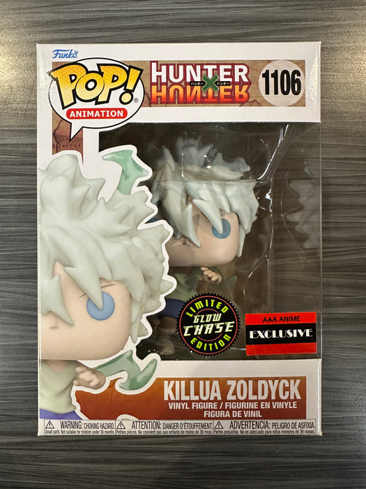 Funko POP! Animation: Hunter X Hunter- Killua Zoldyck [God Speed](GiTD)(CHASE)(AAA Anime)(Damaged Box) #1106
