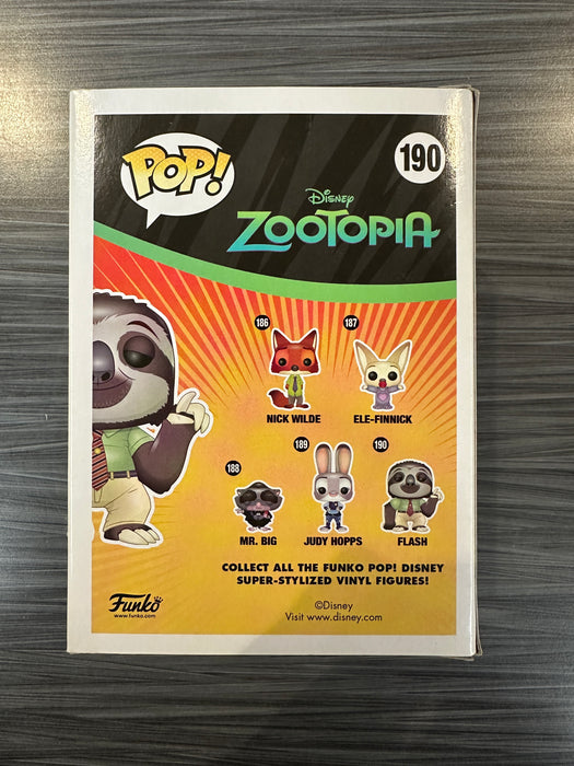 Funko POP! Disney Zootopia: Flash (Damaged Box*)[A] #190