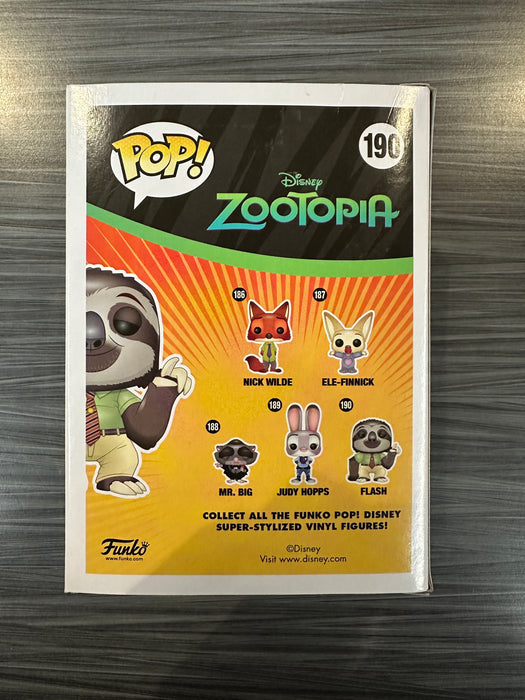 Funko POP! Disney Zootopia: Flash (Damaged Box*)[B] #190