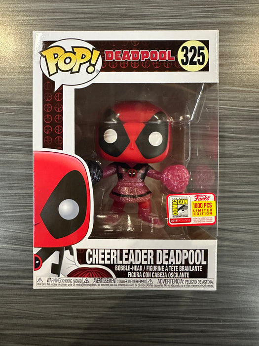 Funko POP! Deadpool: Cheerleader Deadpool [Pink Glitter] (2018 SDCC/1000 PCS)(Damaged Box) #325