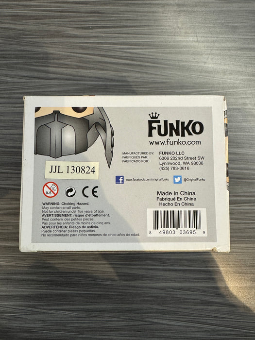 Funko POP! Marvel: Thor w/ Helmet [Missing Sticker] (Damaged Box) #38