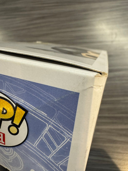 Funko POP! Marvel: Thor w/ Helmet [Missing Sticker] (Damaged Box) #38