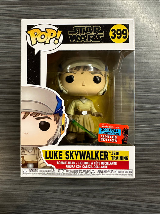 Funko POP! Star Wars: Luke Skywalker[Jedi Training](2020 Fall Convention)(Damaged Box) [B] #399