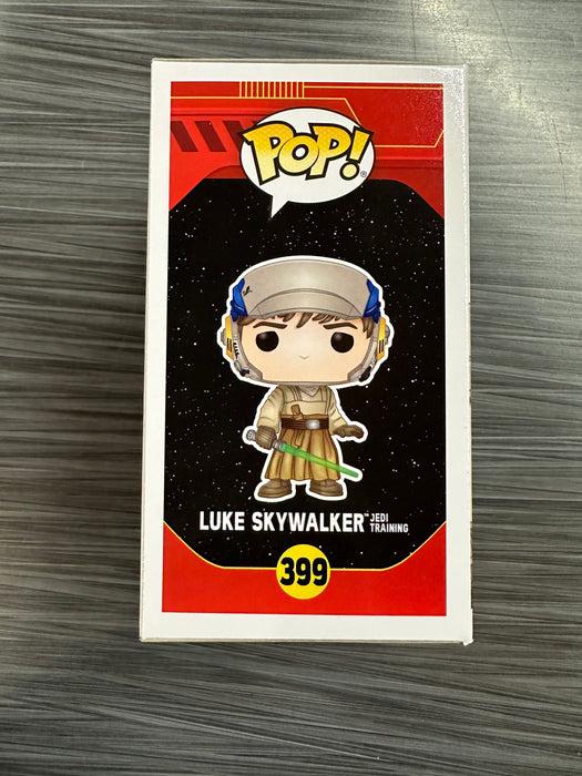 Funko POP! Star Wars: Luke Skywalker[Jedi Training](2020 Fall Convention)(Damaged Box) [C] #399