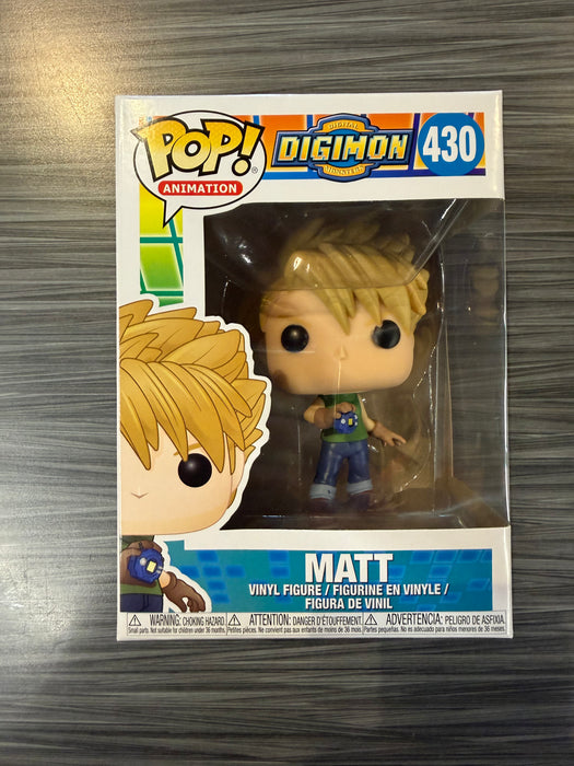 Funko POP! Animation: Digimon - Matt (Damaged Box)[B] #430