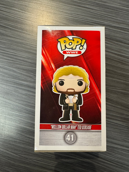 Funko POP! WWE: "Million Dollar Man" Ted DiBiase [White Sig.] (Signed/ Ted DiBiase/JSA) #41