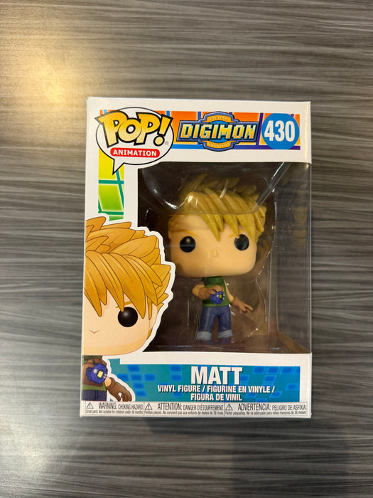 Funko POP! Animation: Digimon - Matt (Damaged Box)[C] #430