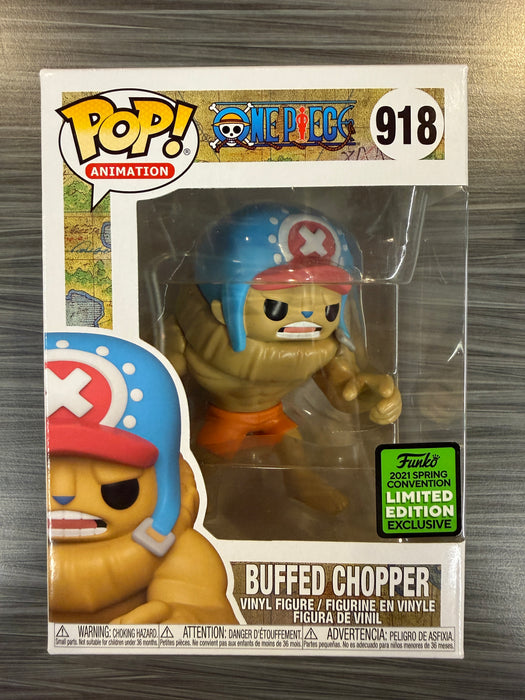 Funko POP! Animation: One Piece - Buffed Chopper (2021 Spring Convention)(Damaged Box) #918