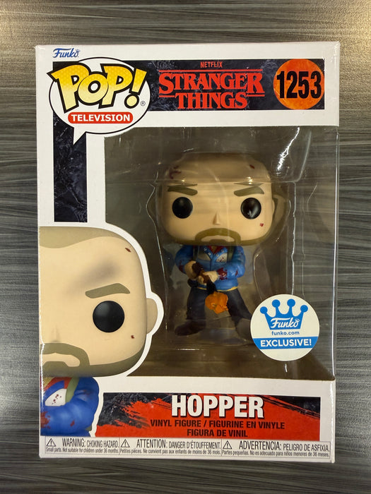 Funko POP! Television: Stranger Things - Hopper (Funko)(Damaged Box)[B] #1253